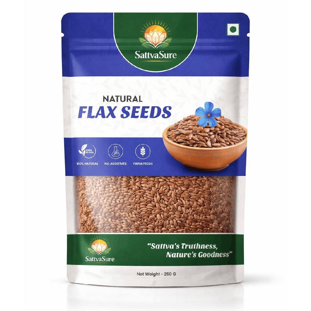 Seed Bloom Natural Flax Seeds - Omega-3, Fiber & Cholesterol Control Superfood - Image 2