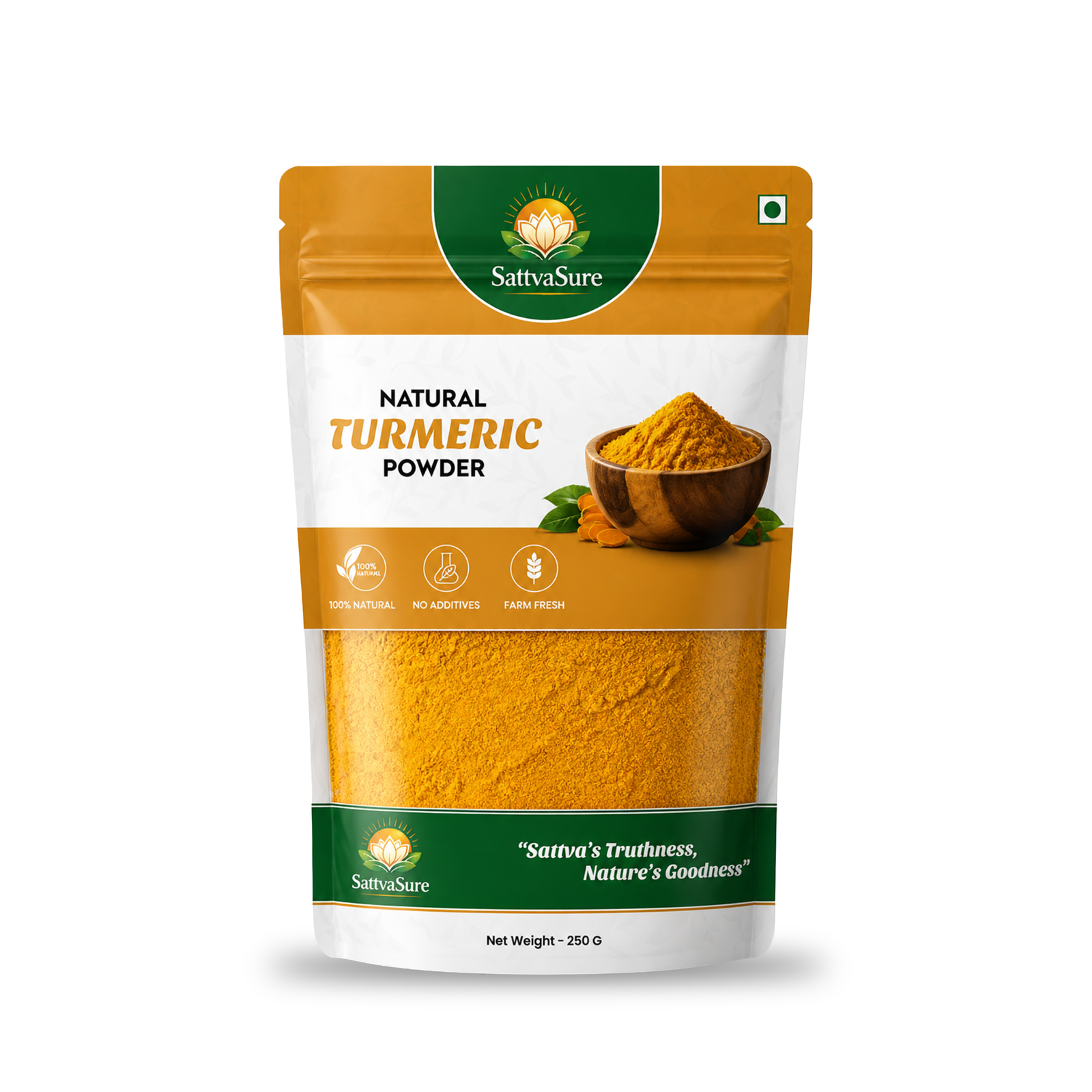 Rishi Krishi Natural Lakadong Turmeric Powder (High Curcumin) - Anti-Inflammatory & Immunity Booster - Image 2